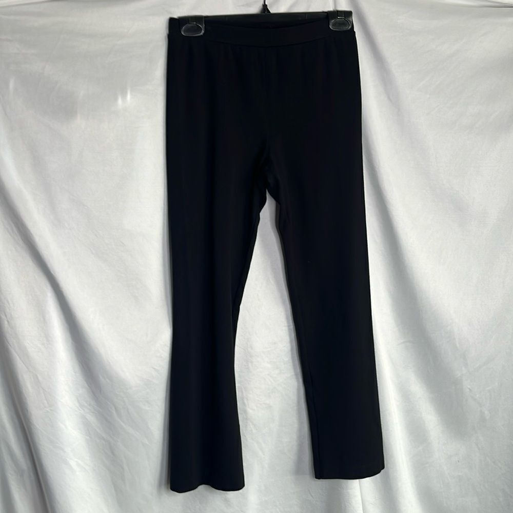 BCBGMAXAZRIA Straight Leg Black Dress Slacks